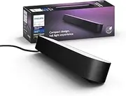 Philips Hue Play - White and Colour Ambiance Smart LED Bar Light- Black 1 Pack (Base Kit) HUEPLAY1KIT