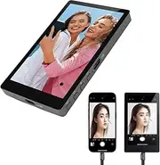 Magnetic Phone Vlog Selfie Screen, Phone Rear Camera with 3.97 Inch Display, Bluetooth Remote, 4 Brightness Levels, 3 Hour Battery Life