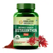 Naturally Sourced Astaxanthin 4mg Supports Antioxidant Eye, Skin Health 60 Caps