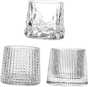 1 Set Crystal Whiskey Glasses Elegant Transparent Wine Cups for Household Use Creative Beer Mugs for Bar and Tasting Experiences