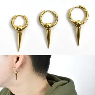 【玖飾時尚】耳針耳環 金鉚釘假耳擴設計(耳針耳環)
