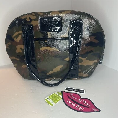 Two Lumps Of Sugar Camouflage Large Bowler Cooler/Lunch Bag New With Tags