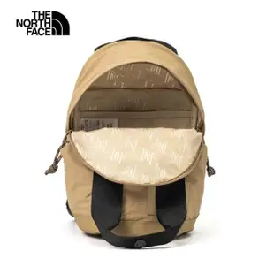 【The North Face 官方旗艦】北面男女款棕色防潑水大容量休閒後背包｜81DV1XF