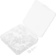 Outanaya Clear Silicone Earring Backs for Studs Soft Discreet Support Pads Earring Supplies to Prevent Earlobe Discomfort for Sensitive Ears Jewelry Making Essentials