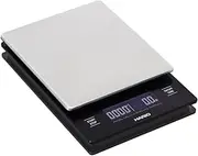 HARIO V60 Metal Drip Scale, Approx. 21.2 oz (600 g), Hairline Silver, VSTMN-2000HSV Width 4.7 x Depth 6.9 x Height 1.2 inches (120 x 175 x 31 mm)