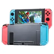 ZUSLAB Nintendo Switch Case, Protective Shock-Absorption TPU Clear Case