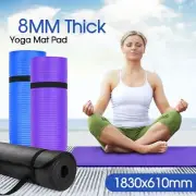 TPE Yoga Mat Pad Eco Friendly Exercise Fitness Gym Pilates Non Slip Dual Layer
