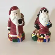 Debbie Mumm Santa’s Spirit Salt Pepper Shakers Original Labels Sakura