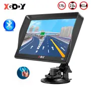 XGODY 9'' Truck Navigation GPS Navigator System Sat Nav Lifetime Map+Sunshade