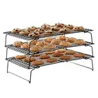 Stainless Steel Non-Stick Baking Tray with Wire Grid, Cooling Rack for Oven4033