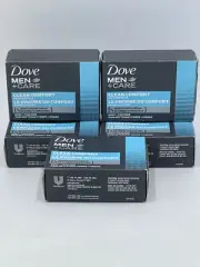 5 Bars Dove Men Care Clean & Comfort Bar Soap New Sealed
