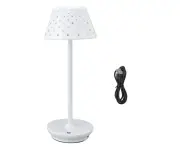 LED Desk Lamp Cordless Design Stepless Dimming White