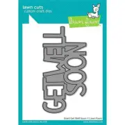 Lawn Fawn Lawn Cuts Custom Craft Die Giant Get Well Soon