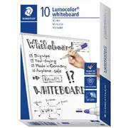 Staedtler Lumocolor Whiteboard Markers Bullet Violet 10 Pack