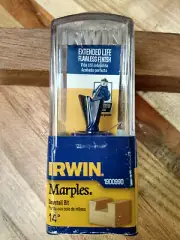 Irwin Marples 1/4" Dovetail Bit 1/4" Shank New in Box