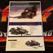 ‘02 ARCTIC CAT THUNDERCAT 1000 & ZRT 600 Snowmobile Poster semi vintage Sled