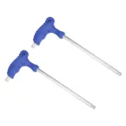 10mm Ball End Hex Key T-Handle Wrench Spanner, Metric CR-V Steel 2 Pcs