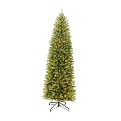 7.5 Foot Pre-Lit Fraser Fir 7.5' Pencil Fraser Fir with 350 Clear Lights