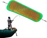 LeoLeozz Fishing Flashers for Trolling - Portable Fishing Dodger | 11 Inch Angling Diving Board for Lake Pool, Portable Angler Dodger, Fish Luring Tools (Green)