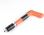 Mini Steel Nail Gun Handheld Powerful Stapler Framing Nailer Tacker Furniture Staple Gun Processing Pulling Concrete Rivet Tool(Blue)