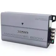 Kenwood Class D Compact 4-Channel Vehicle Amplifier 600 Max Power 4 Ohms