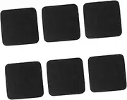 6pcs Home Gym Floor Protector Thickened Rubber Shock Absorbing Pads for Treadmill Soundproofing