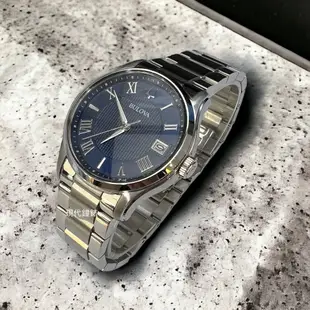 【BULOVA 寶路華】經典羅馬數字腕錶 96B386 41mm 現代鐘錶