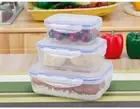 Plastic Outdoor Picnic Snack Meal Kitchen Storage Container Food Lunch Box Kids