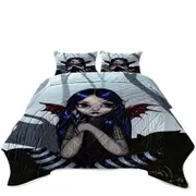 Lost... But Not Worried Little Goth Fairy Coverlet