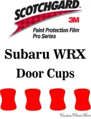 3M Scotchgard Paint Protection Pro Series Fits 2018 2019 2020 2021 Subaru WRX