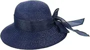 [VALICLUD] Sun Block Bowknot Design Large Seaside for Women Cool and Comfortable for Hiking and