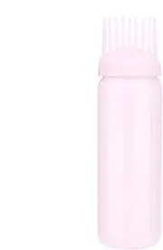 Empty Scalp Comb Bottle - Root Comb Applicator Bottle | PE Oil Applicator Bottle, Portable Hair Coloring Bottle Applicator, Safe and Harmless Coloring Tool for Barber Shop, Beauty Salon, Home