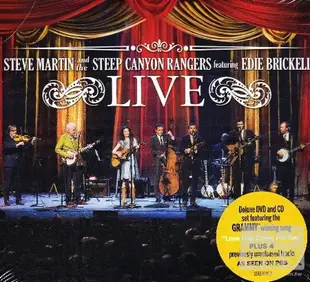 Steve Martin And The Steep Canyon Rangers featuring Edie Brickell / Live [CD+DVD]