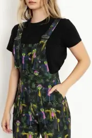 BlackMilk Spooky Scarecrows Overalls Black Milk Halloween Release