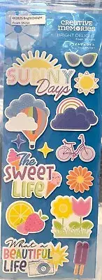Creative Memories 2024 Secret Box #2 Bright Delight Foam stickers. NiP
