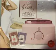 Lomi Beauty 4-in-1 Waxing Kit: Wax Warmer, Wax Bead, Strips & Spatulas