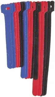 Mixed Hook and Loop Cable Ties Pk16 from 125 to 180mm