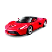 Bburago Licensed 1:18 Scale Ferrari La Ferrari Diecast Model Car Red With Black Top