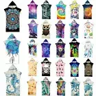 Unisex Adult Changing Robe Towel Beach Bath Hooded Quick Dry Poncho Bathrobe