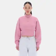 Cropped Crewneck Sweatshirt Dusty Rose