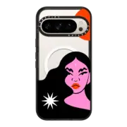 Google Pixel 9 Pro Impact Magnetic Case Moon by Camila Rosa