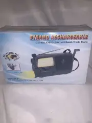 Dynamo Rechargeable World Radio Hand Generator Battery, Tested