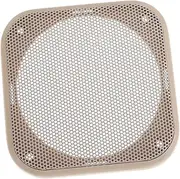 Square Speaker Grille Cover Durable Plastic Audio Decorative Protector for Car and Home Speakers Easy to Install Subwoofer Mesh Guard with Screws Dust