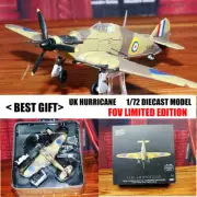 WWII RAF Hawker Hurricane 1/172 Plane Diecast Aircraft model FOV Limited C