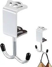 Desk Bag Hanger, Under Desk Clamp, Iron Headphone Holder with Under Desk Clamp, Desk Mount with Adjustable Thickness, Pocket Holder