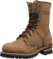 [Ad Tec] Women's 9" Logger Brown Work Boot