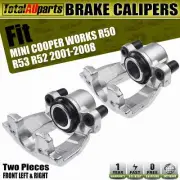 2x Front Left and Right Brake Caliper for Mini Cooper S R50 R52 Works R53 01-08 (for: Mini)
