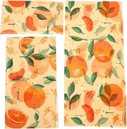Ipetboom Beeswax Food Covers 3 Pack Wrap Fresh-Keeping Cloths Sustainable Bee-Wax Wraps