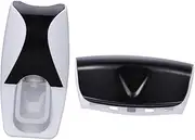 HOOTNEE Automatic Toothpaste Dispenser Squeezer Brush Holder Set Plastic Holder Dispenser Toothpaste Squeezer Random Style