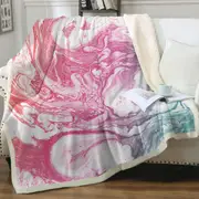Purplish Marble Throw Blanket